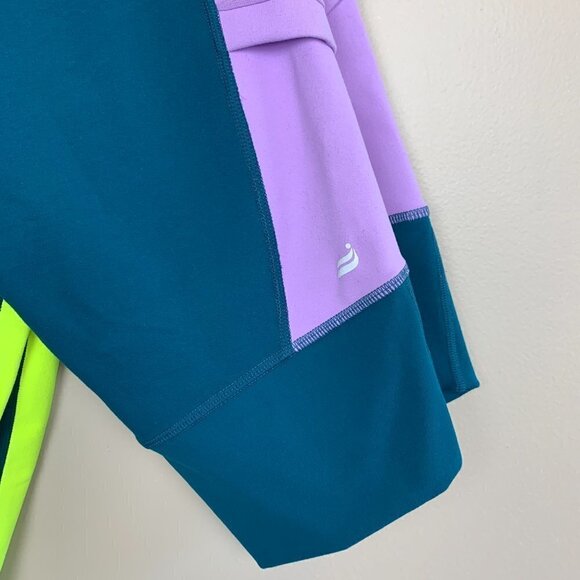 Fabletics On the Go Color Block Leggings - Picture 2 of 7